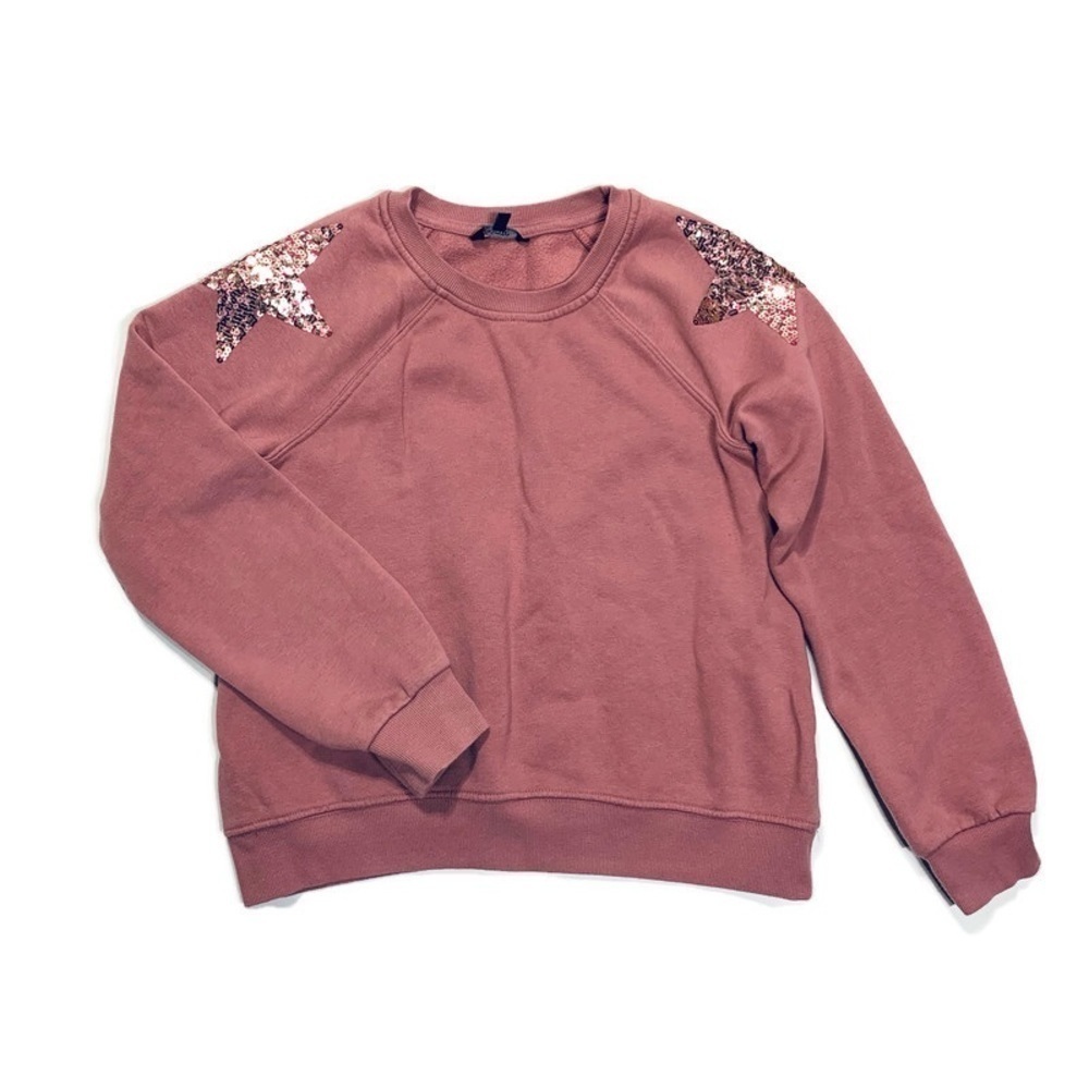 George girls 14-16Y sequin star sweatshirt